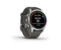 Garmin fenix 7S Pro Solar 42mm srebrny - 1150230 - zdjęcie 2